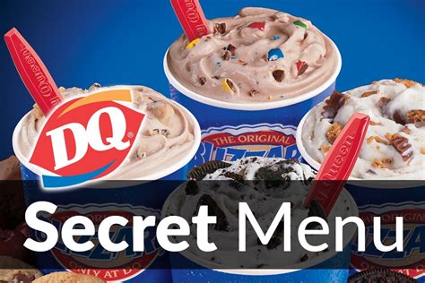 dairy queen secret menu items.